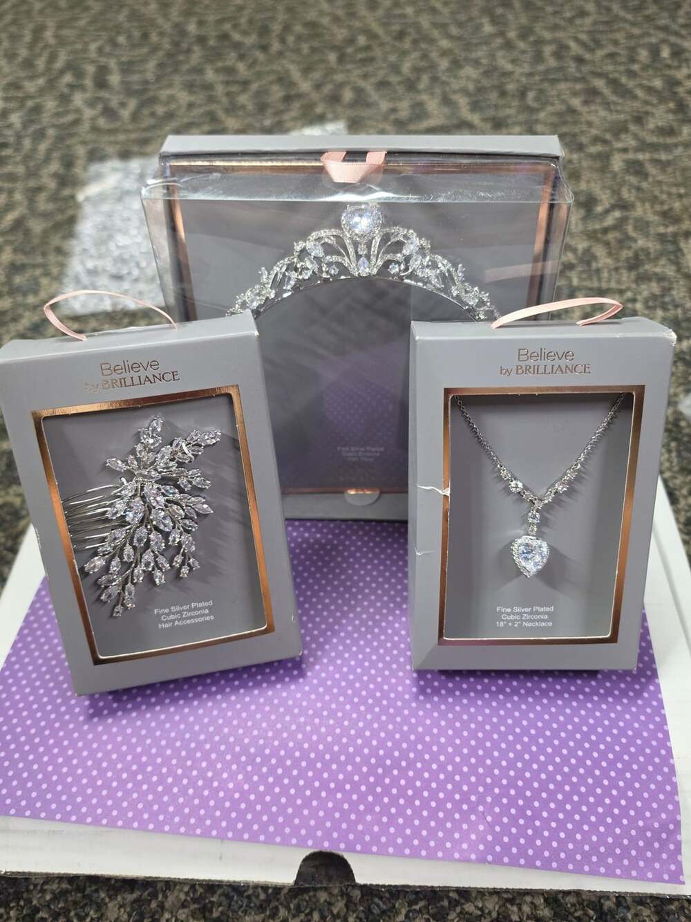 Believe By Brilliance Cubic Zirconia Set